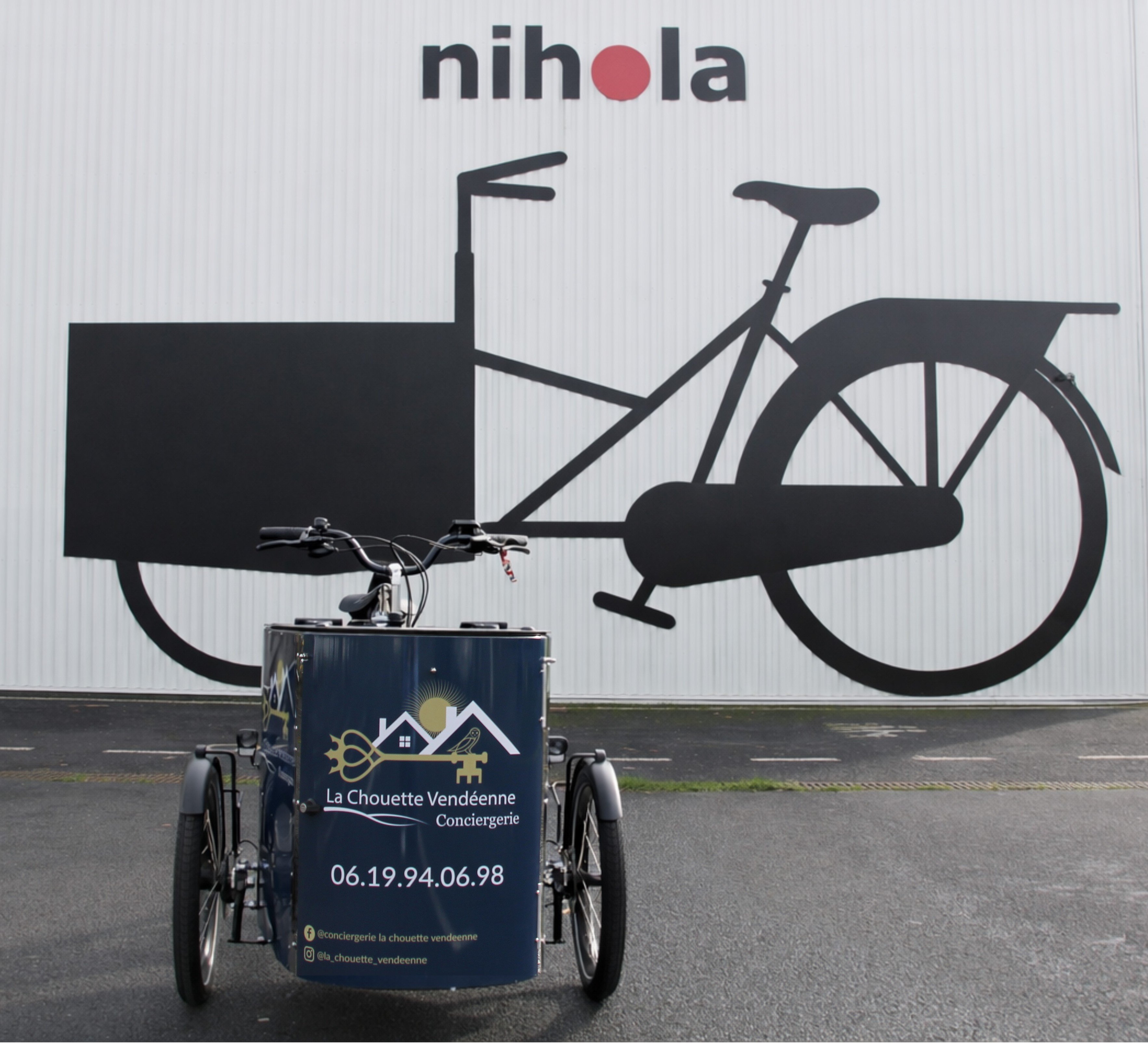 Triporteur CARGO XL Pro - La Chouette Vendéenne